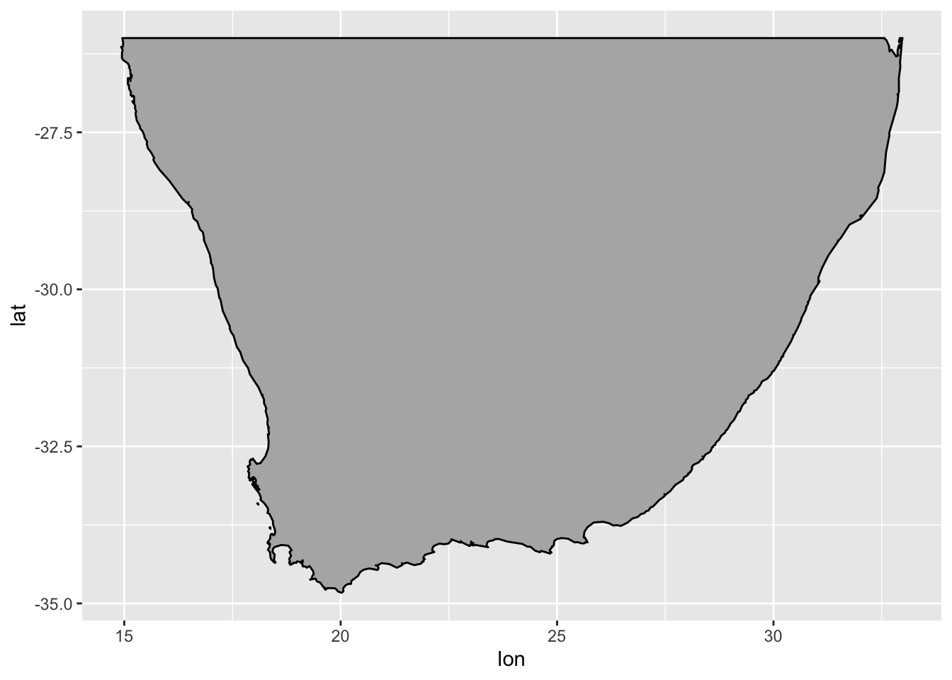 The map of South Africa. Now with province borders!